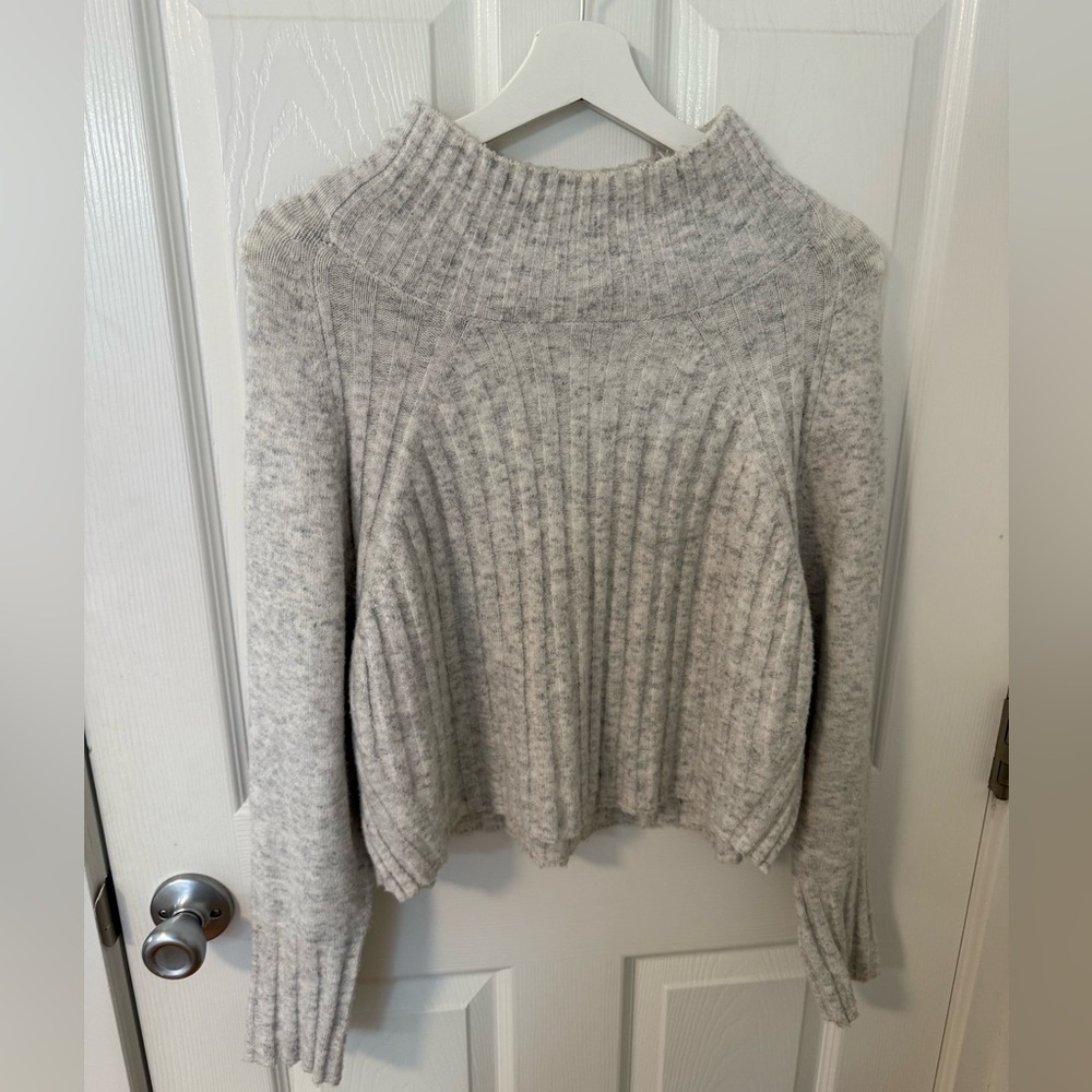 Topshop Grey Turtleneck Sweater - M